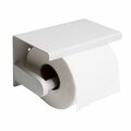 Alfi Brand White Matte Stainless Steel Toilet Paper Holder with Shelf ABTPC66-W
